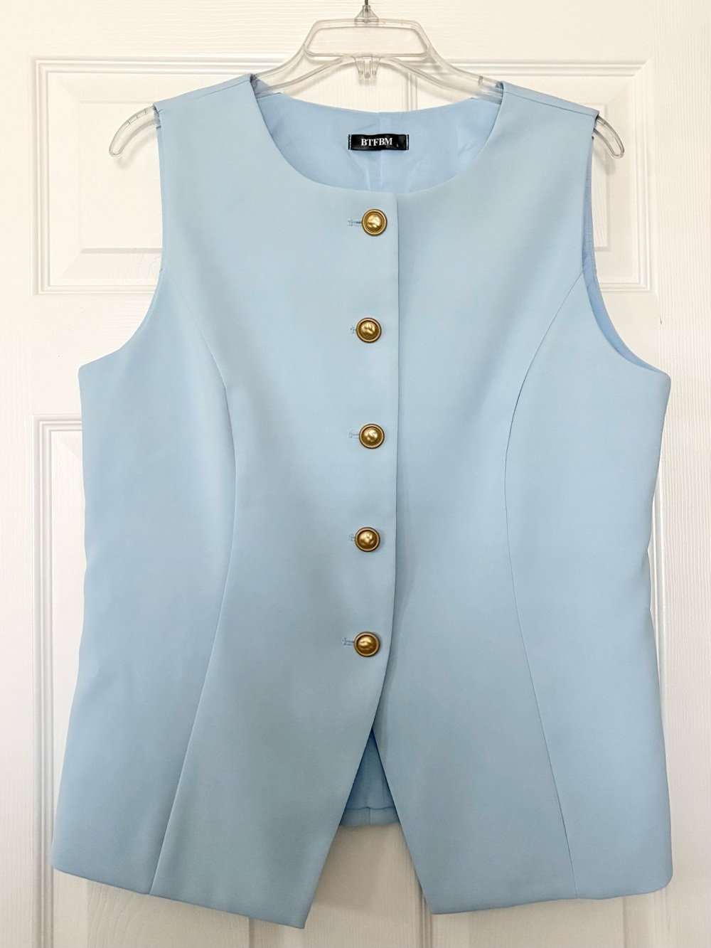 Button Down Sleeveless Vest